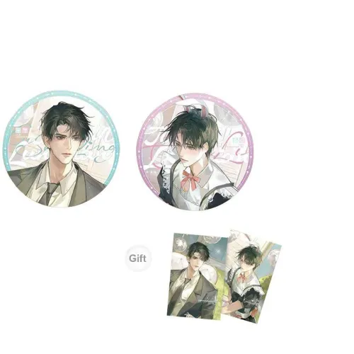 MANCOOL Trading Crash Merch An Li Xu Shaoqing Iconic Scene Milk Flower Tea Badges