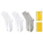[3 Pack]2 Bleached+Light Gray