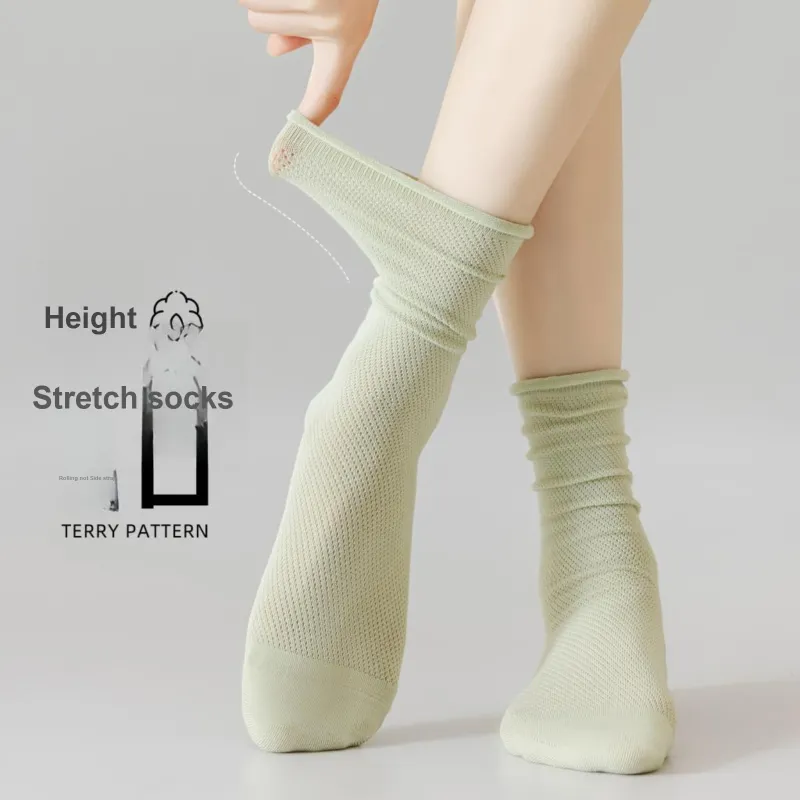XXLLG Mid Calf Socks Women's 5 Pack-2