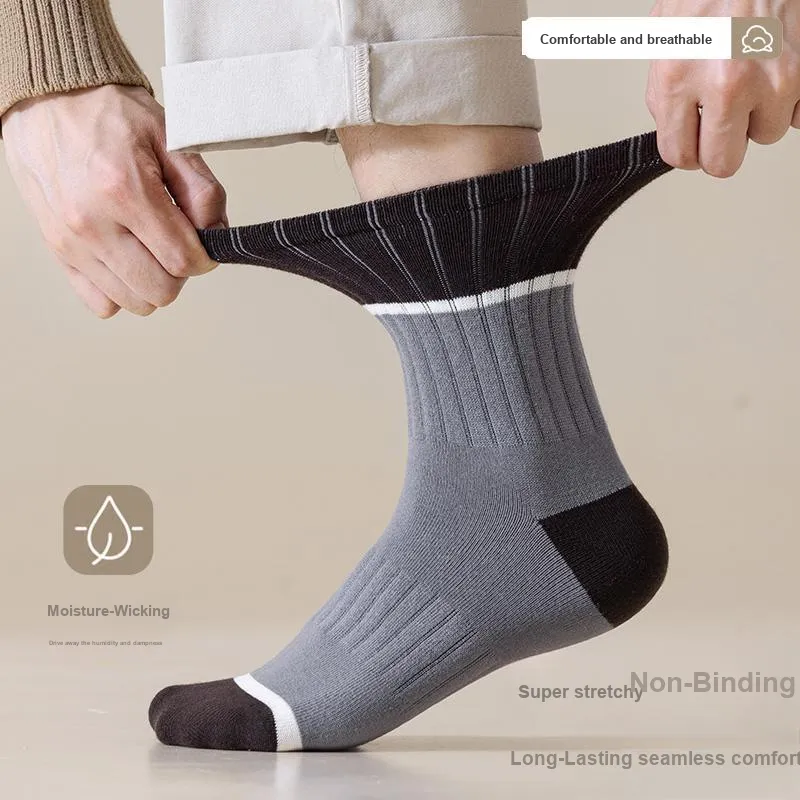 Yalu Mid Calf Socks Men's 3 Pack-7