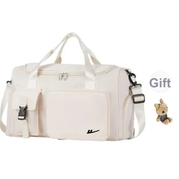 Warrior Oxford Gym Bag Large Size Unisex Ecru