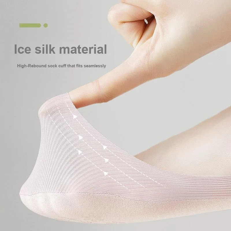 Top Melon No Show Socks Women's 5 Pack-7