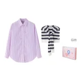 Pink Shirt, Comes with Free Shawl
