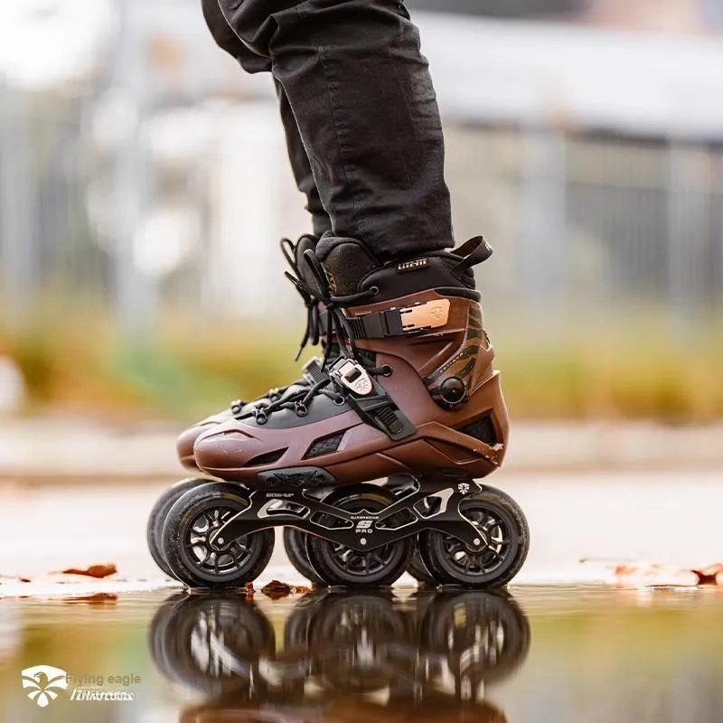 FLYING EAGLE Inline Skates Speed Skating, Casual, Street Racing, Racing Unisex 36 46 Coffee-3