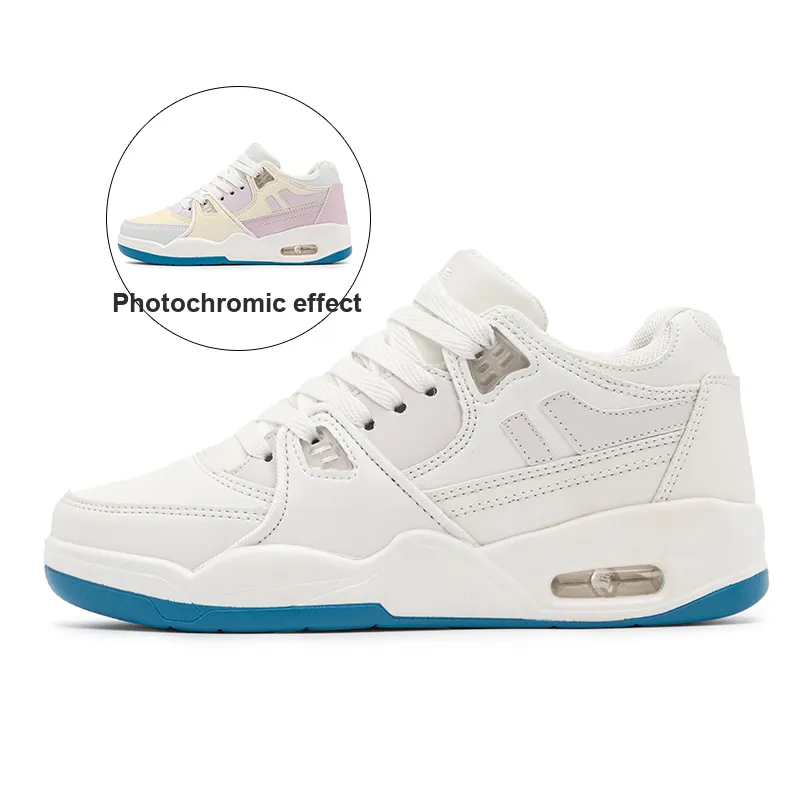 WELKIN&WZWJ Anti-Slip Wear-Resistant Low-Top Skateboard Shoes Unisex Gradient-1