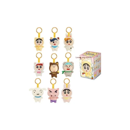 Crooked Melon Production Карандаш SHIN Chan Мини Животные Украшение Слепые коробки Один Mystery Коробка Целая коробка 8 шт