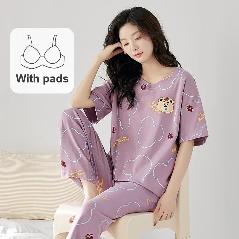 MADALLO Pajama Set Women's Dark Purple-2