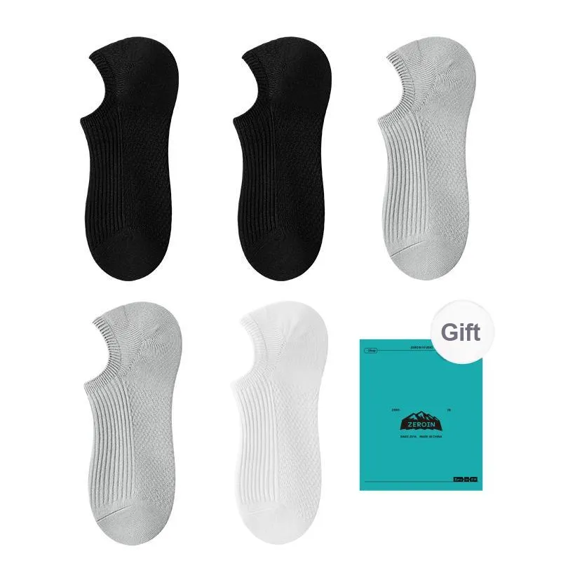 ZEROIN No Show Socks Unisex 5 Pack-32