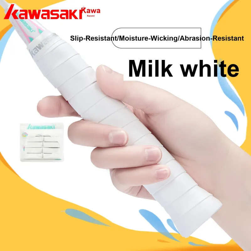 Kawasaki Badminton Grip Tape PU Polyurethane Tennis Racket Badminton Racket Thin 5 Pack-1