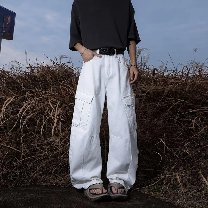 BLANC & ECLARE Jeans Unisex White-3