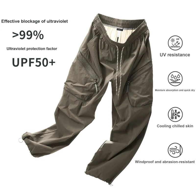 GNOMESHGH Casual Pants Unisex Cloud Gray-5