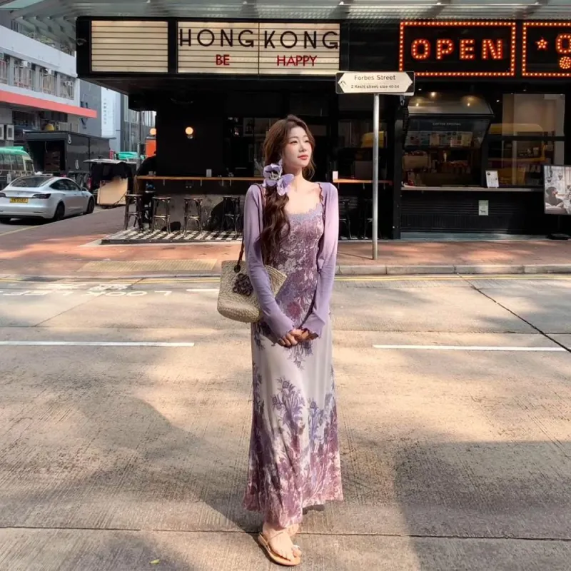 Mu Xiao Xin Two Piece Skirt Sets Women's-3