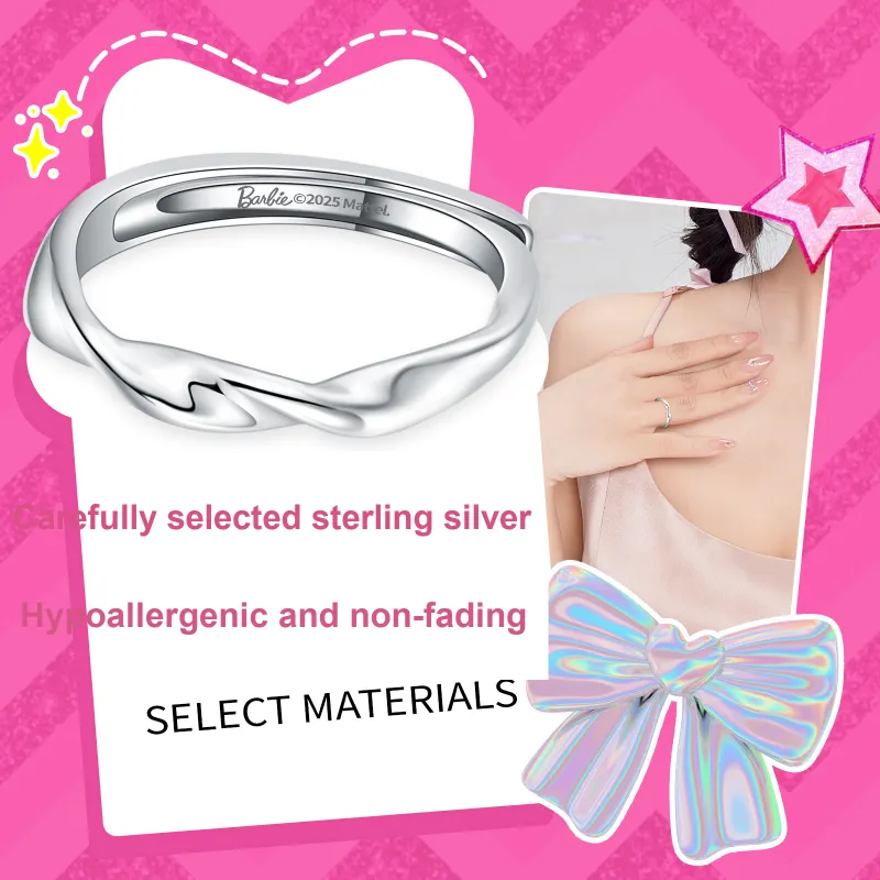 Barbie Sterling Silver/S925 Silver Rings Unisex-2