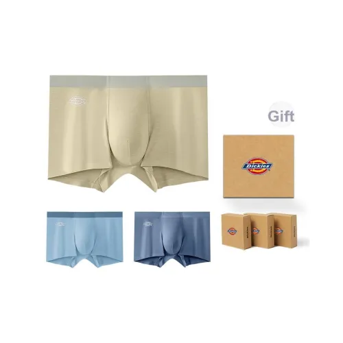 Dickies Нижнее белье Подарочная коробка Мужской Высокий Отскок Бесшовный Боксер Комбо Набор с Нет Ролл Эдж