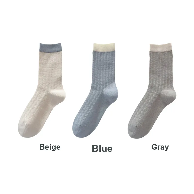 H YXIANG Mid Calf Socks Women's Combo Set-7