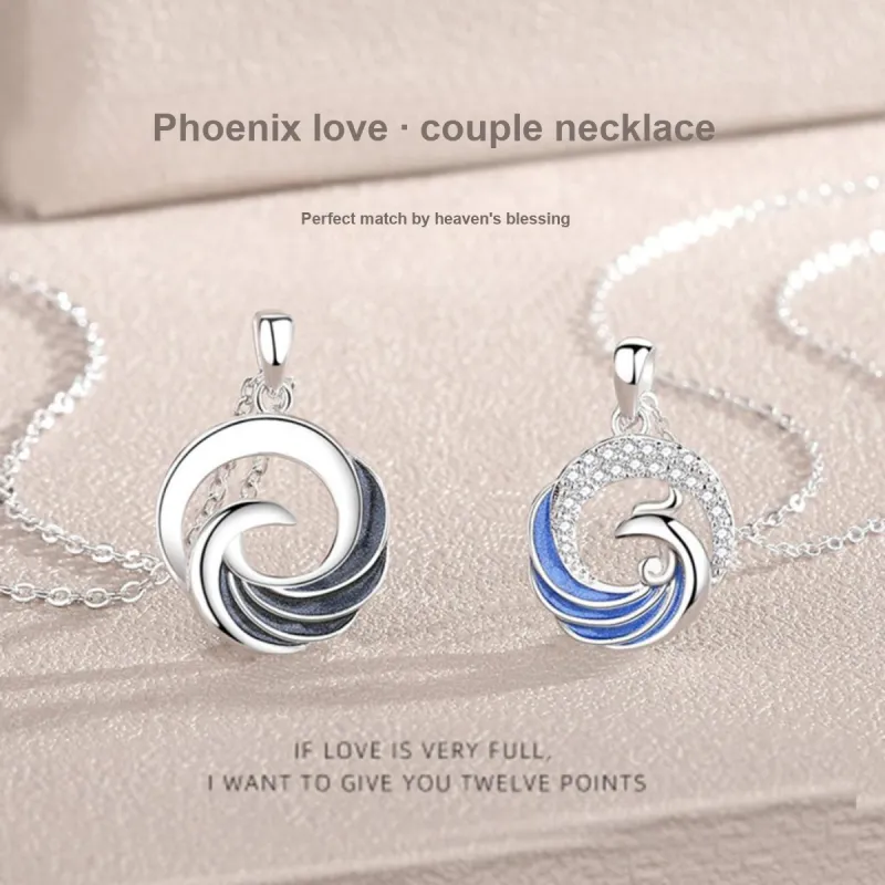LONGFENG JEWEL 925 Sterling Silver Necklaces Unisex-2