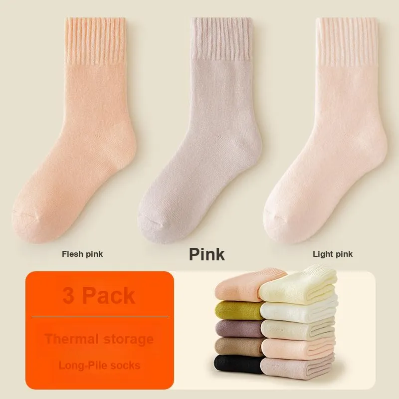 H YXIANG Mid Calf Socks Women's Combo Set-15