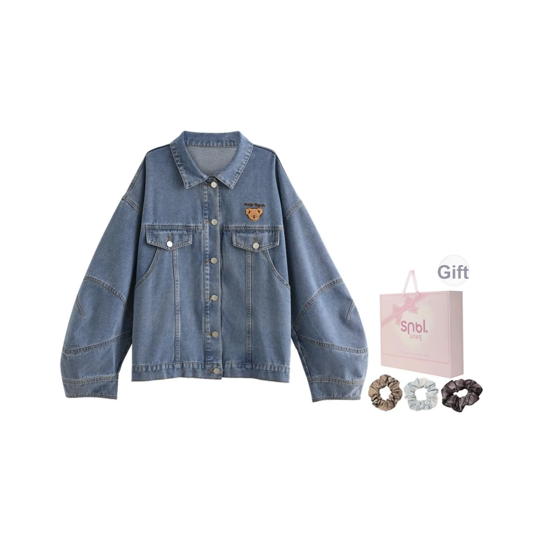SNBL Синий Женские Джинсовые Куртки