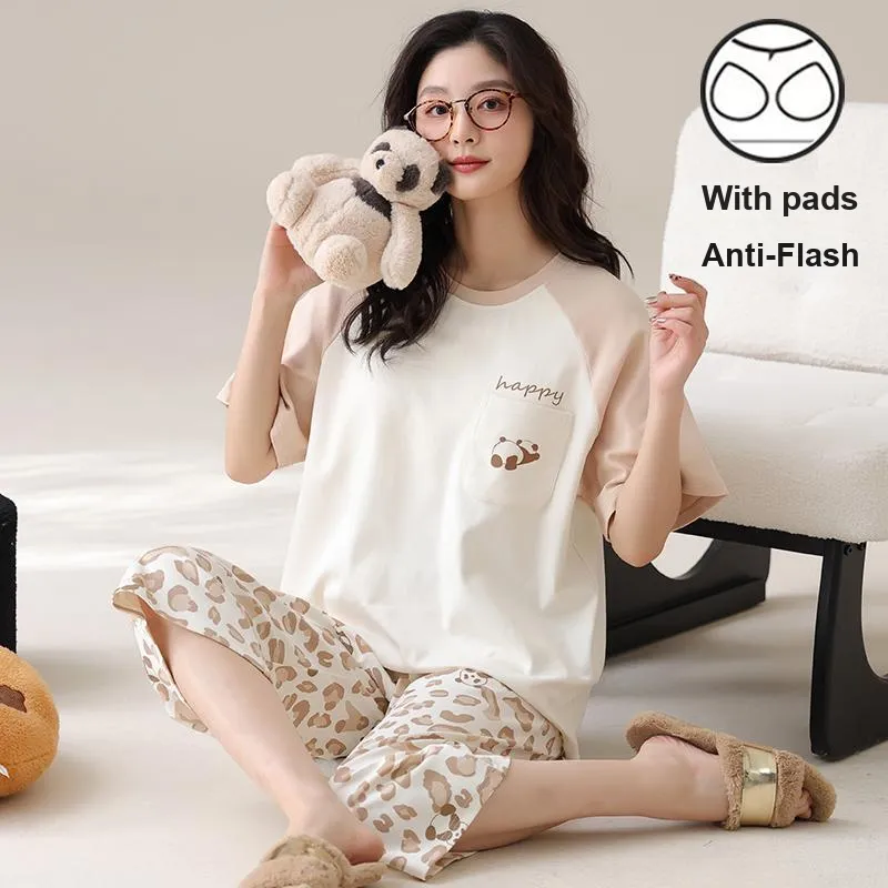CHUDUAN Pajama Set Women's Image Color-4