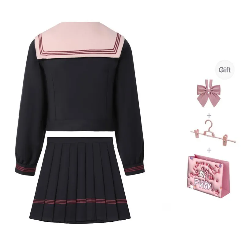 FLIM Uniform Women's Dark Blue Clothing Sets Includes Small Item-1