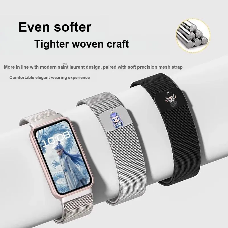 Fly Watch Bands Huawei Compatibility 130 145mm Metal Unisex-4