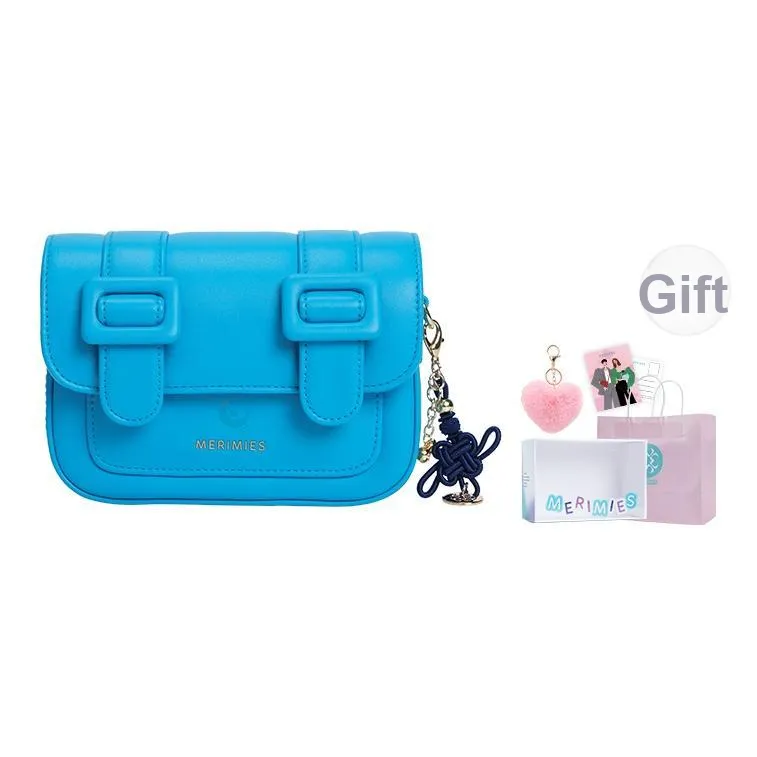 MERIMIES ПУ (полиуретан) Почтовая сумка Сумка через плечо Сумка на плечо Стандартная Женская Обезьяна Темно-синий Морской синий