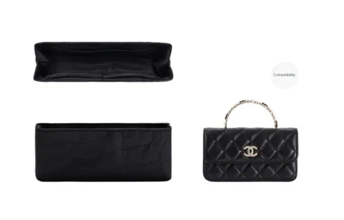 Lan Bao Fan DuPont Paper Waterproof Lining Bag Women's Black