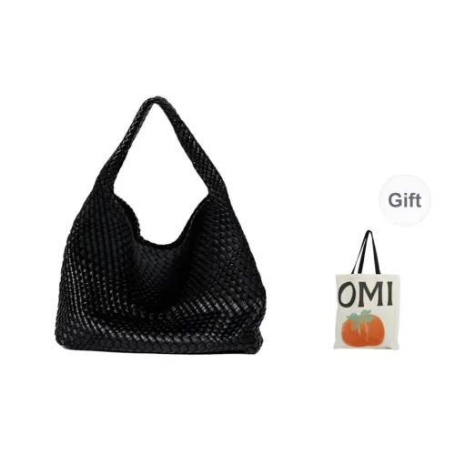 OMI Synthetic Leather Handbag Women's Black/Gray