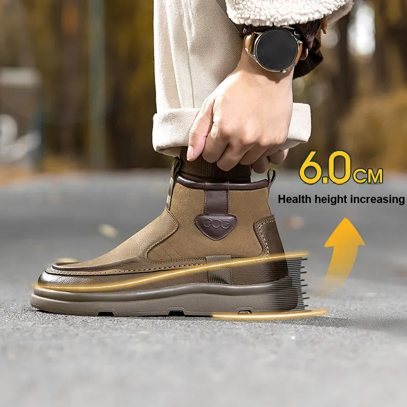 GOG Fashion Fleece Lined Thermal Ankle Boots Men's-13