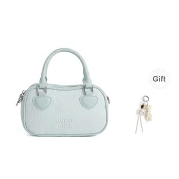 JACD PU Handbag Regular Women's Blue/Yellow/Raspberry Pink