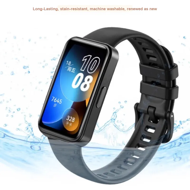 CHUANGYIDA Huawei Compatibility Watch Band 130~250mm Silicone Material-1