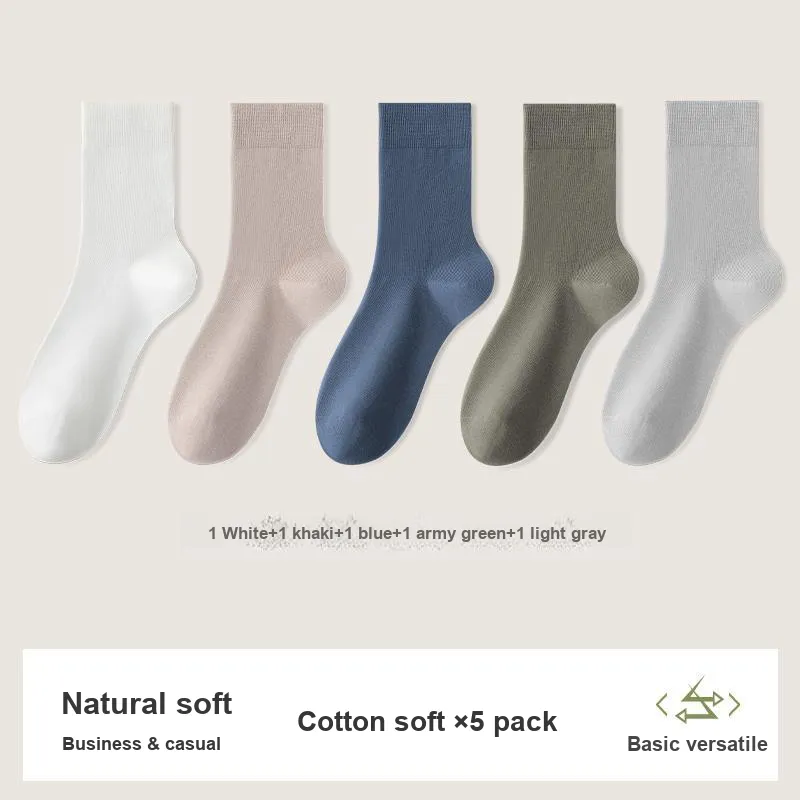 7 SEVFUN Mid Calf Socks Men's Combo Set-3