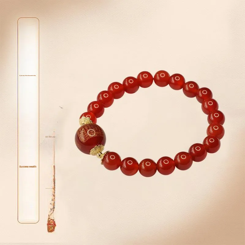 The Years Are Quiet Agate Bracelets Unisex-1