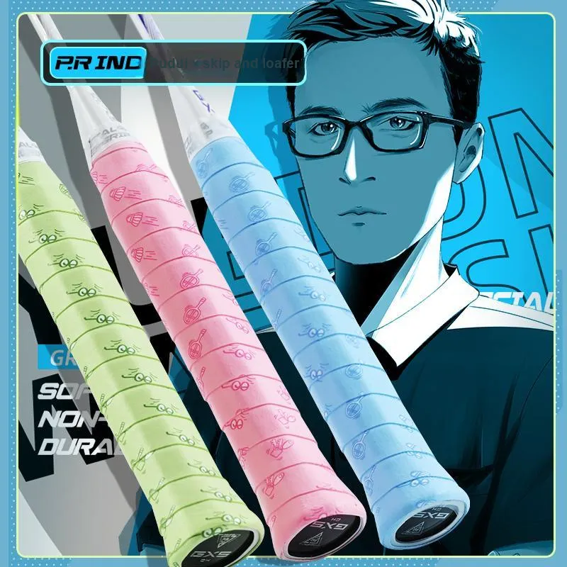 P.R IND x YUEDONGWANGSHU Badminton Grip Tape PU Polyurethane Thin-7