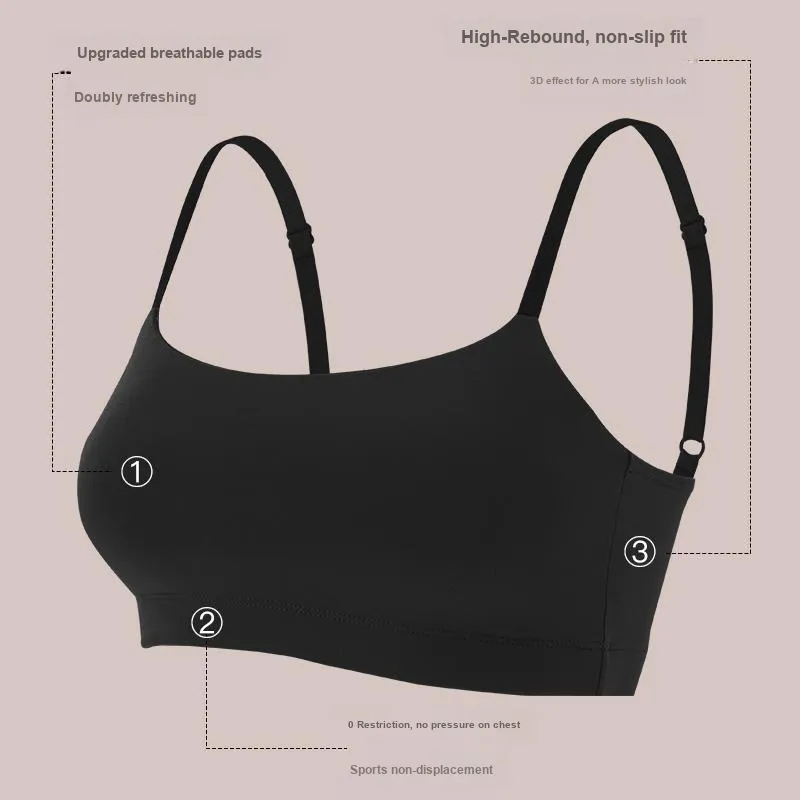 GORRENNO Women's Bras-4