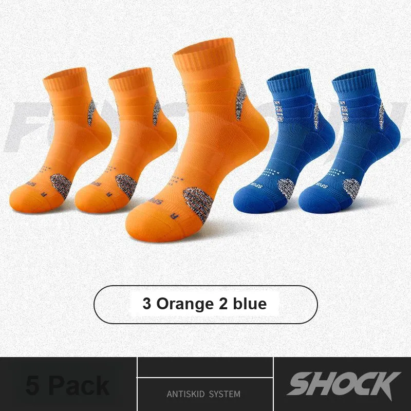 ROBINHOOD Basketball Socks Men's 5 Pack-7