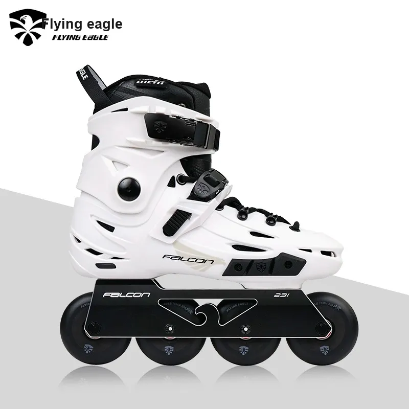 FLYING EAGLE Inline Skates Unisex Black White-3
