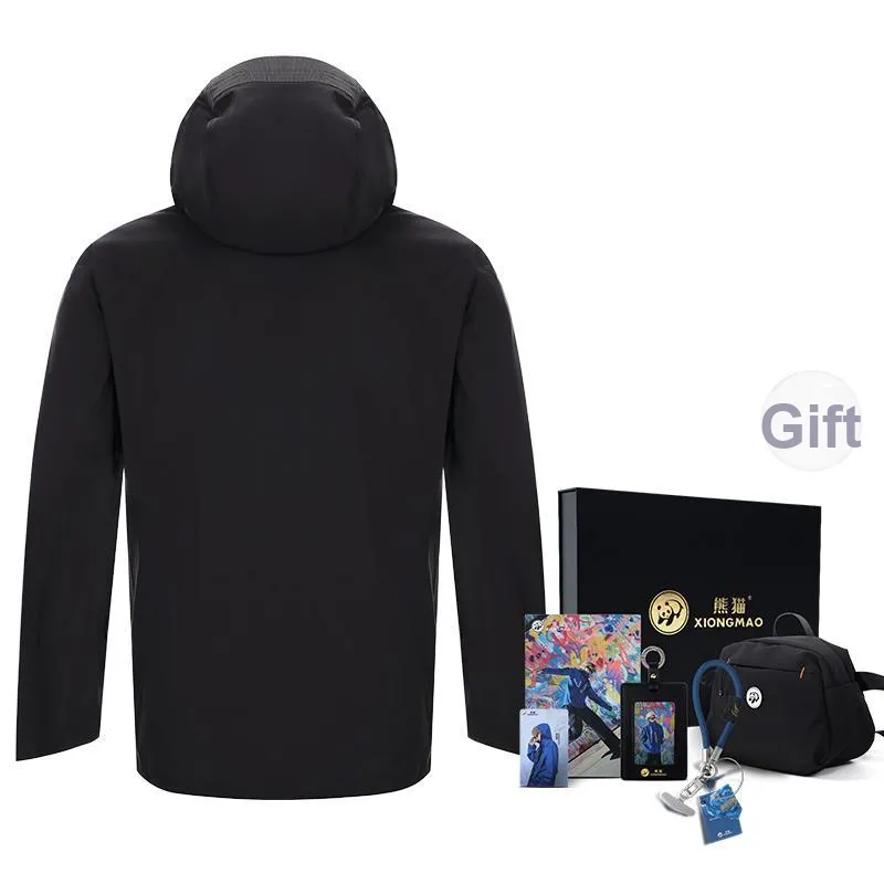 Panda China Panda Series Water-Resistant Windproof Wear-Resistant Super-Light Windbreaker Jacket Unisex-13