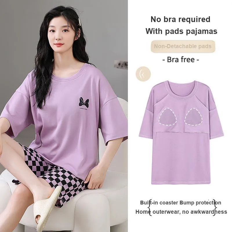 FENTENGCARE Pajama Set Women's Violet-5