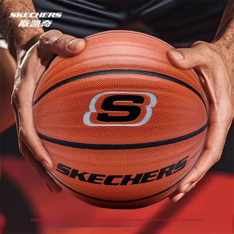 Skechers PU Basketball Milk Brown Size 7 Ball Training Unisex-1