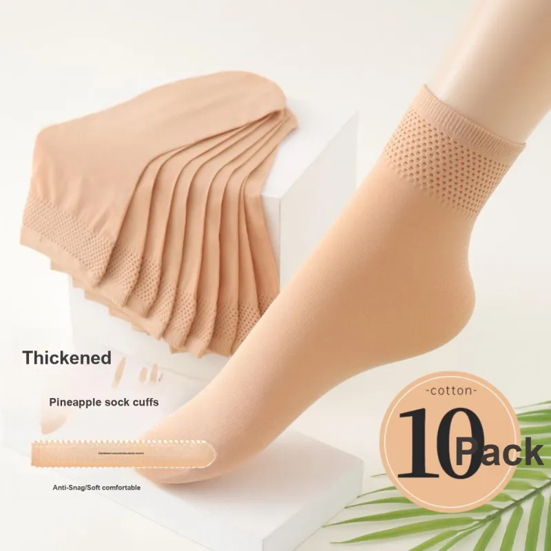 Yalu Mid Calf Socks Women's 10 Pack-3