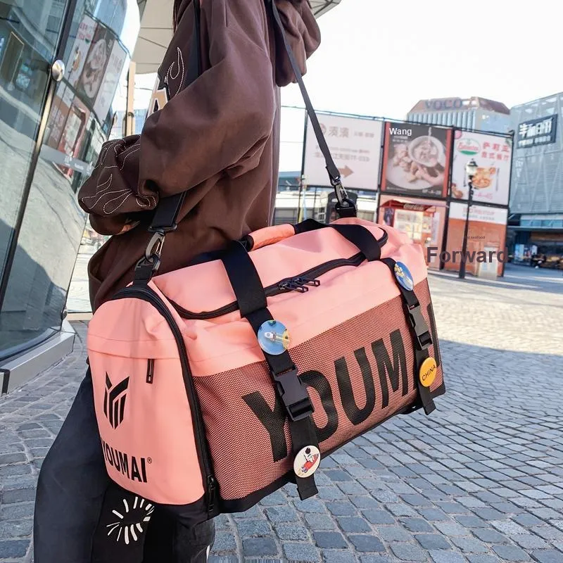 MTribe Oxford Travel Bag Unisex Black/Yellow/Pink/Gray/Red/Turquoise/Army Green-15