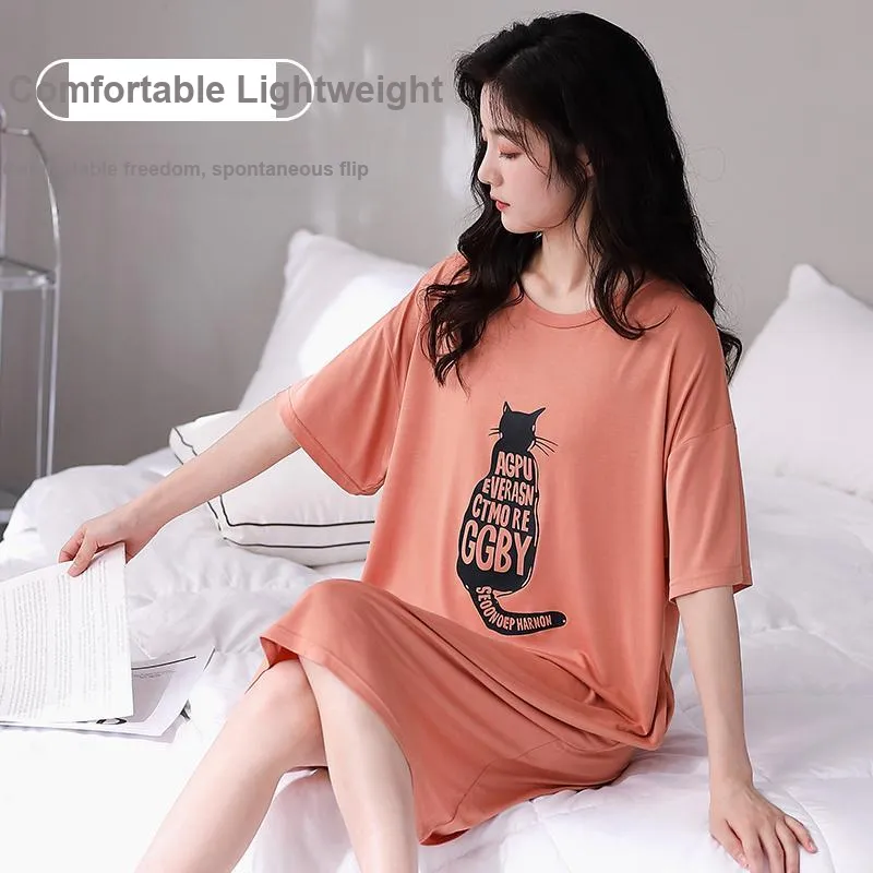 MADALLO Nightgown Women's Orange Red-4
