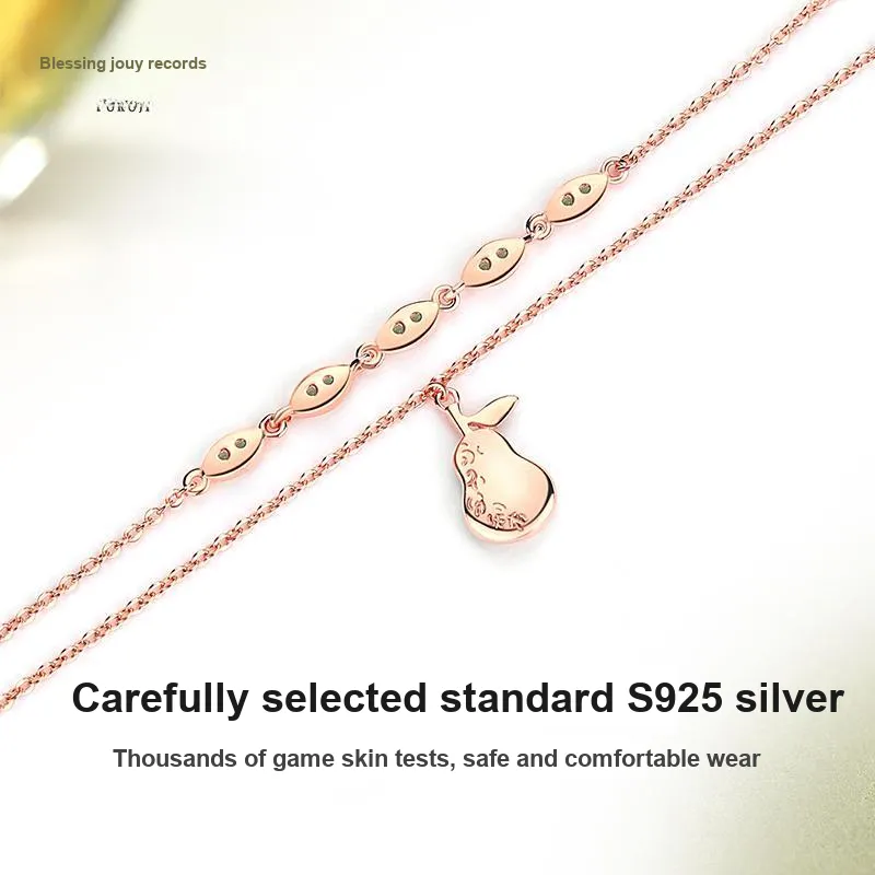 Fu Ru Ji S925 Silver Anklets Women's-2