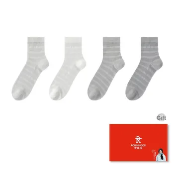 ROBINHOOD Mid Calf Socks Men's Box 4 Pack