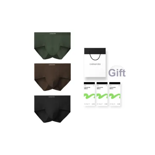 Clarkarida Семейный комплект трусов для мужчин 3 штуки подарочная коробка