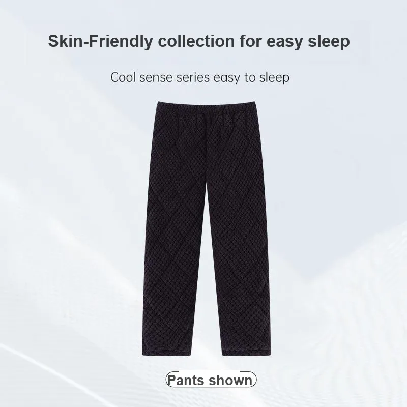OUSHIBO Pajama Pants Women's Image Color-3