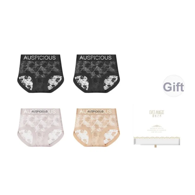 XIA.WA.ZHI.XIU Underpants Women's Box 4 Pack-10