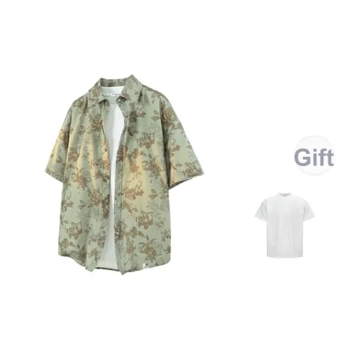 FOREST LIBRARY Shirts Unisex Rose Green