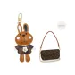 Black Clothing Bunny Charm